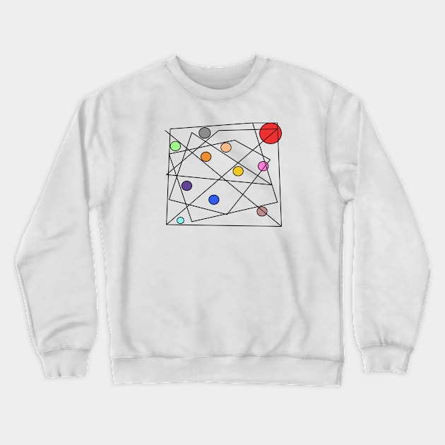 ABSTRACT SOLAR SYSTEM Crewneck Sweatshirt by jcnenm